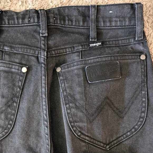 Wrangler x fender guitar limited edition womens black bootcut jeans size 27x28 - Picture 4 of 5